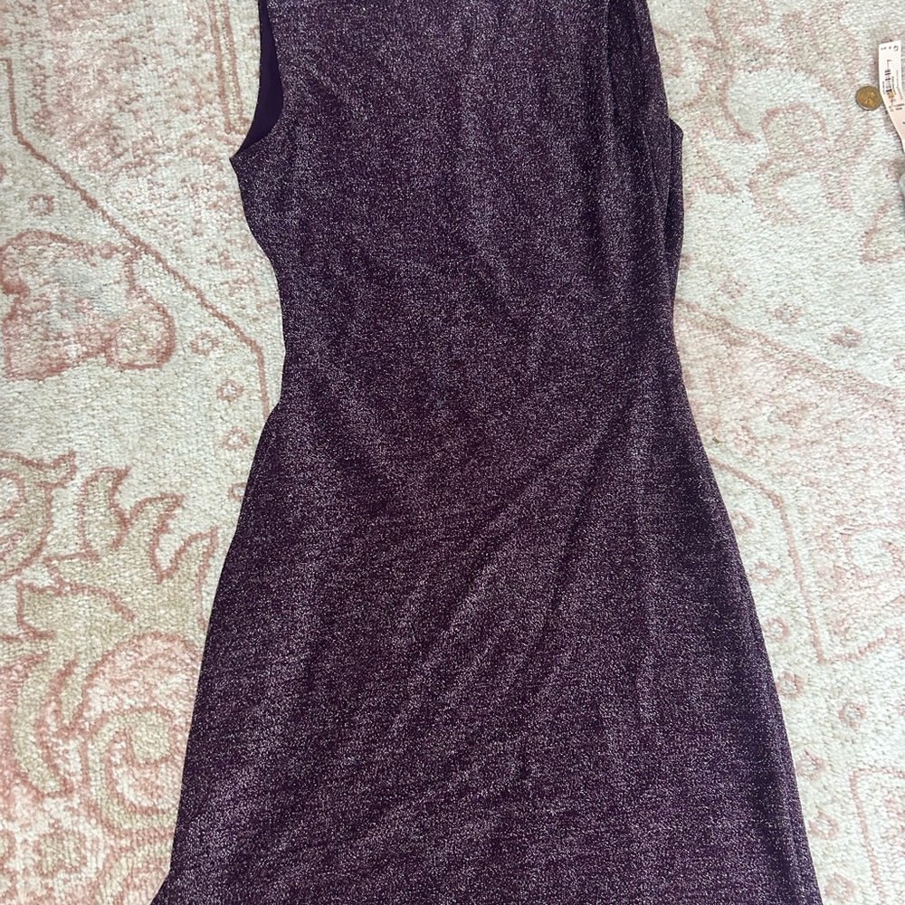 White Fox Boutique Shimmering Purple Mini Dress